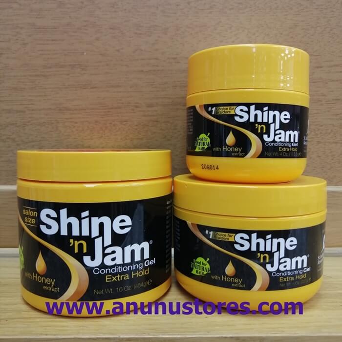Shine N Jam Conditioning Gel, with Honey Extract, Extra Hold - 4 oz