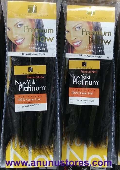Premium Now Human Hair Yaki Platinum Hair Weave Extension